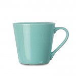 Tazza in gres disponibile in vari colori con canali di drenaggio 200ml color azzurro pastello