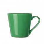 Tazza in gres disponibile in vari colori con canali di drenaggio 200ml color verde