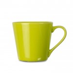 Tazza in gres disponibile in vari colori con canali di drenaggio 200ml color lime