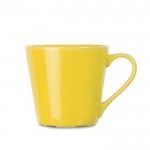 Tazza in gres disponibile in vari colori con canali di drenaggio 200ml color giallo