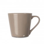 Tazza in gres disponibile in vari colori con canali di drenaggio 200ml color beige