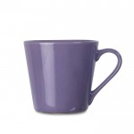 Tazza in gres disponibile in vari colori con canali di drenaggio 200ml color viola