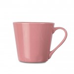 Tazza in gres disponibile in vari colori con canali di drenaggio 200ml color rosa