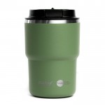 Tazza take away doppia parete con rivestimento in ceramica Asobu 355ml color verde