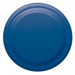 Classico frisbee in plastica monocolore da personalizzare Ø23cm color blu scuro seconda vista