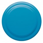 Classico frisbee in plastica monocolore da personalizzare Ø23cm color azzurro seconda vista