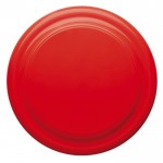 Classico frisbee in plastica monocolore da personalizzare Ø23cm color rosso seconda vista