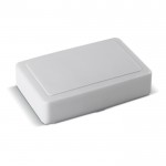 Lunch box grande in plastica con capacità per circa 8 panini 1.200ml color bianco