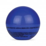 Burrocacao promozionale SPF15 in scatolina sferica colorata color blu