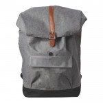 Zaino in poliestere con scomparto per tablet e chiusura magnetica 16L color nero / grigio seconda vista