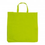 Borsa per la spesa in vari colori in tessuto non tessuto da 75 g/m² color lime seconda vista