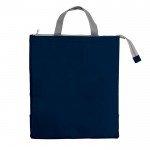 Borsa termica in tnt 100g/m² con interno isotermico in alluminio color blu scuro seconda vista