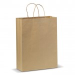 Borsa di carta kraft di colori grande per regalo 120 g/m2 color marrone chiaro