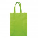 Borsa in tessuto non tessuto laminato opaco da 105g/m² con manici 48cm color lime seconda vista