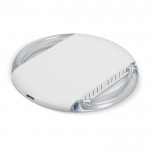 Caricatore wireless rotondo con bordi che si illuminano da 5W color bianco