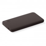 Powerbank wireless da 4.000mAh con finitura gommata e ventose color nero