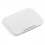 Caricatore wireless e supporto con finitura morbida per cellulare 5W color bianco