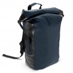 Zaino roll-top impermeabile con spallacci imbottiti da 25L color blu scuro