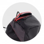 Zaino da viaggio con molti scomparti ideale per le escursioni 40L color nero sesta vista