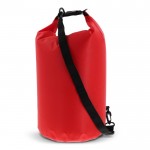 Borsone in ripstop impermeabile IPX6 disponibile in 7 colori da 15l color rosso