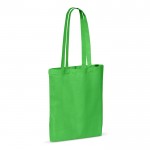 Shopper colorata di cotone con certificazione OEKO-TEX di colori 140 g/m² color lime