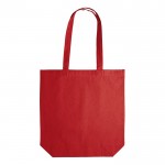 Borsa colorata di cotone 270 g/m² con certificato OEKO-TEX color rosso seconda vista