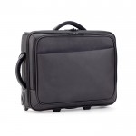 Borsa trolley da viaggio con scomparto per pc portatile da 17'' color nero terza vista