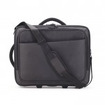 Borsa trolley da viaggio con scomparto per pc portatile da 17'' color nero settima vista