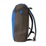 Zaino termico rettangolare con tasca sul davanti e ampio scomparto 18l color blu quarta vista