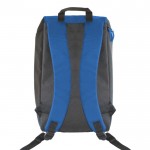 Zaino termico rettangolare con tasca sul davanti e ampio scomparto 18l color blu quinta vista