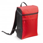 Zaino termico rettangolare con tasca sul davanti e ampio scomparto 18l color rosso