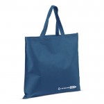 Shopper ecologica in rPET 100 g/m² con manici corti coordinati color blu scuro