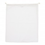 Sacchetto di cotone 140g/m² OEKO-TEX per frutta e verdura 40x45 cm color bianco