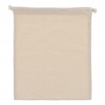 Sacchetto in cotone 140g/m² certificato OEKO-TEX® 25x30cm color beige