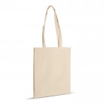 Borsa in tela di cotone 280 g/m² con certificazione OEKO-TEX color beige