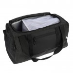 Borsone sportivo in rPET di colore nero con scomparto per scarpe 30l color nero settima vista