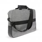 Borsa in rPET con cerniere nascoste e tasca per pc e tablet da 15'' color grigio seconda vista