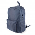 Zaino classico in rPET con tasca frontale disponibile in 8 colori 20l color blu scuro