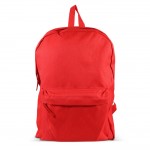 Zaino classico in rPET con tasca frontale disponibile in 8 colori 20l color rosso terza vista