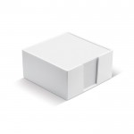 Cubo di 320 foglietti bianchi di carta senza legno da 90g/m² color bianco