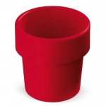 Tazza realizzata con una bioplastica con canna da zucchero 240ml color rosso