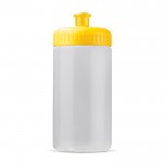 Borraccia sportiva realizzata con una bioplastica BPA free 500ml color giallo trasparente