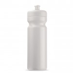 Borraccia sportiva realizzata con una bioplastica BPA free 750ml color bianco