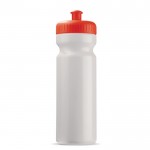 Borraccia sportiva realizzata con una bioplastica BPA free 750ml color rosso