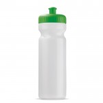 Borraccia sportiva realizzata con una bioplastica BPA free 750ml color verde trasparente