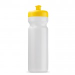 Borraccia sportiva realizzata con una bioplastica BPA free 750ml color giallo trasparente