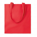 colorate shopper personalizzate di cotone 180g color rosso
