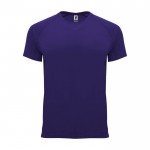 T-shirt tecnica da uomo in 100% poliestere da 135 g/m² Roly color viola