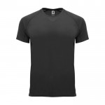 T-shirt tecnica da uomo in 100% poliestere da 135 g/m² Roly color nero