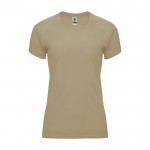 T-shirt tecnica da donna in 100% poliestere da 135 g/m² Roly color tortora